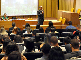 Aula Magna na Faculdade de Direito do Unifeso - Foto: Unifeso
