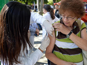 A campanha de vacinao contra a gripe continua at o dia 26 de maio - Foto: PMT