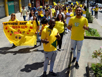 Caminhada encerra o Setembro Amarelo - Foto: Jorge Maravilha