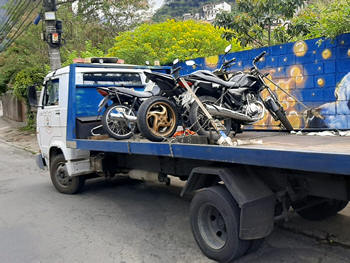 Operação 'Moto Legal' em Teresópolis - Foto: AsCom PMT
