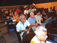 Representantes da imprensa durante a coletiva - Clique para ampliar - Foto: Portal Ter