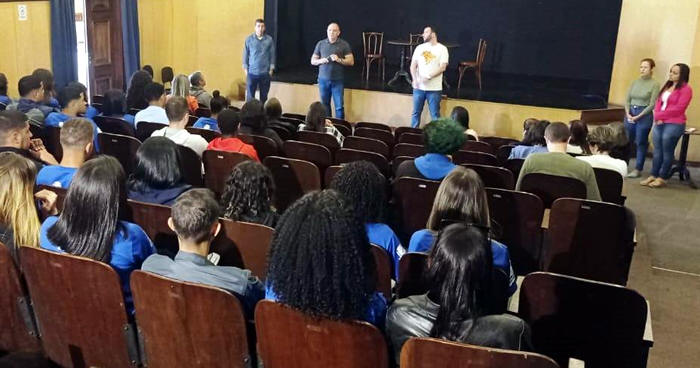 Os 45 jovens selecionados para o Novo Promaj em Teresópolis - Foto: AsCom PMT