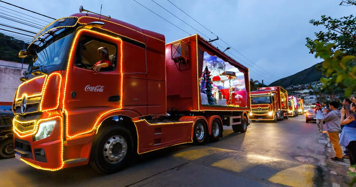 Caravana de Nata Iluminadal da Coca Cola em Teresópolis - Foto: AsCom PMT