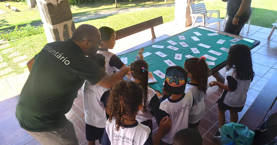 Atividades do projeto Escola no Parque em Teresópolis - Foto: AsCom PMT