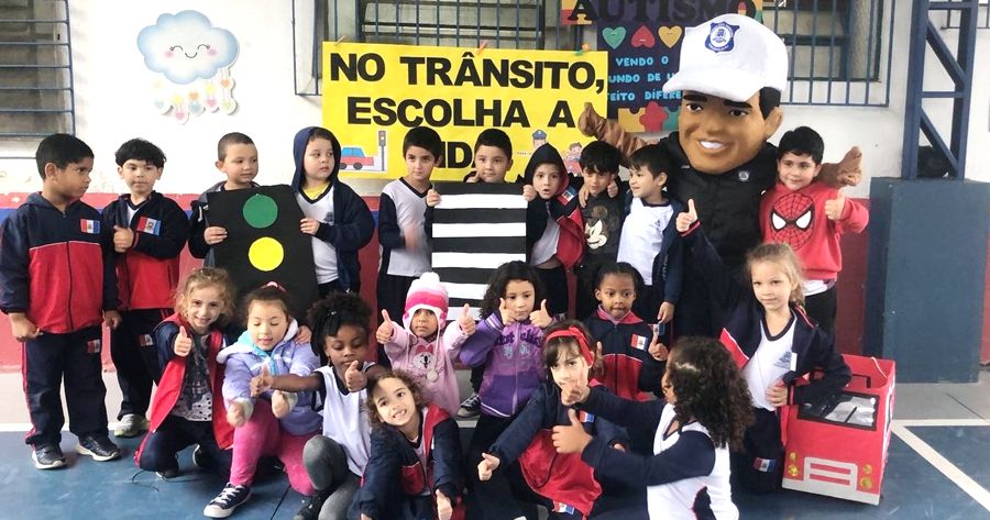 A importância de conhecer e de respeitar as leis de trânsito nas escolas de Teresópolis - Foto: AsCom PMT