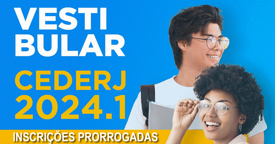 Vestibular CEDERJ 2024.1 - Teresópolis - Imagem ilustrativa