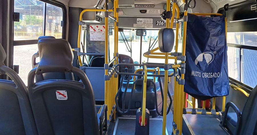 Campanha do agasalho nos ônibus de Teresópolis - Foto: Viação Dedo de Deus