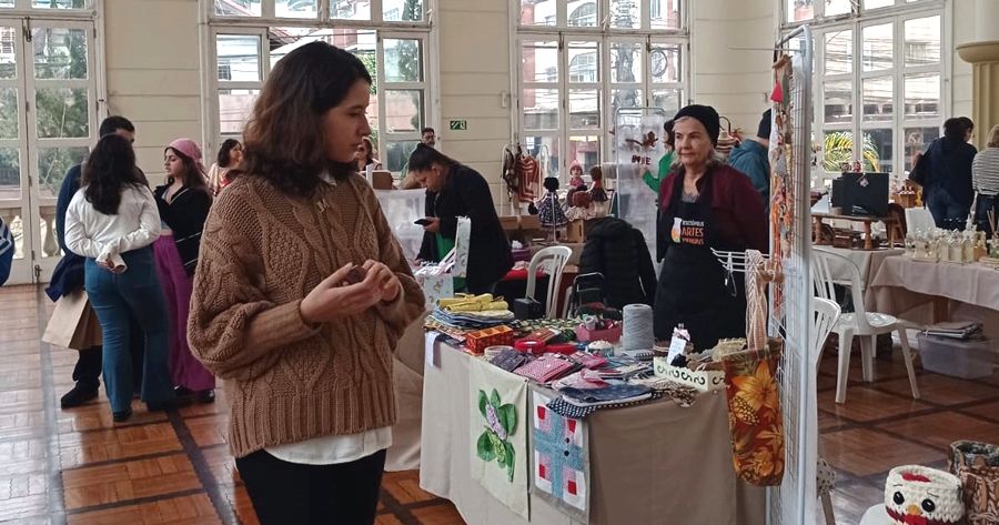 Feira Teresópolis Artes Manuais, no Espaço Cultural Higino - Foto: AsCom PMT