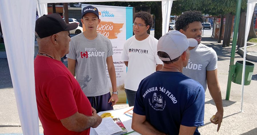 Feira de Saúde no bairro de São Pedro, em Teresópolis - Foto: Divulgação