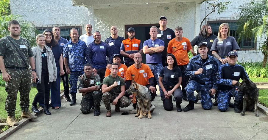 Curso de Cães de Resgate em Teresópolis - Foto: AsCom PMT