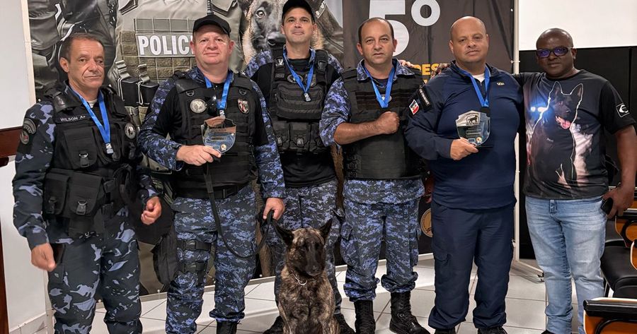 Teresópolis vence no 5º Congresso Nacional de Cães de Polícia e Trabalho - Foto: AsCom PMT