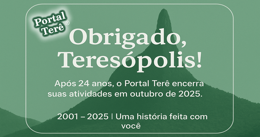 Portal Terê se despede após 23 anos de amor a Teresópolis - Imagem: Portal Terê